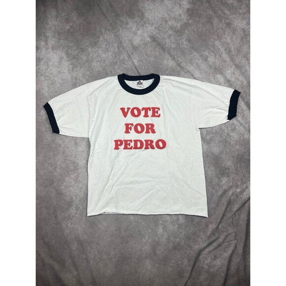 Vintage Y2K Vote For Pedro T shirt Napoleon Dynamite Sz L - Picture 1 of 7